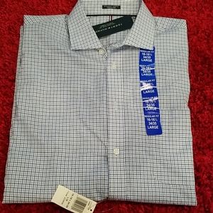 NWT Men's Tommy Hilfiger Long Sleeve Dress Shirt